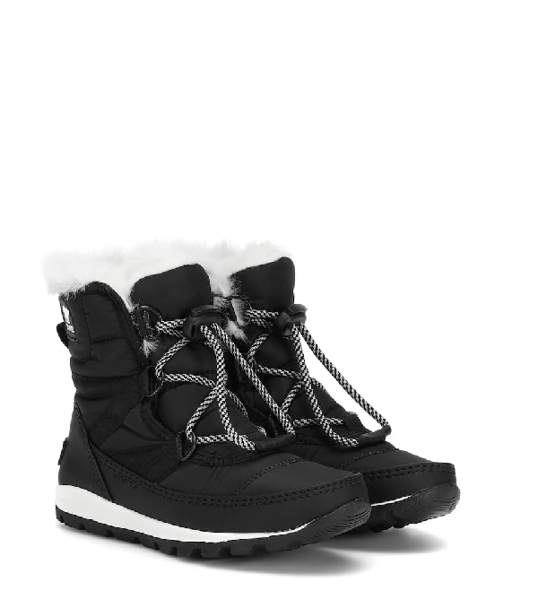 sorel black ankle boots