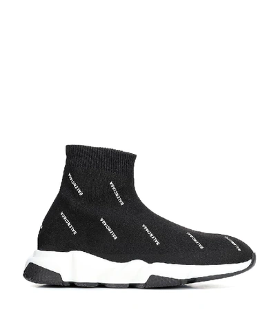 Shop Balenciaga Speed Sneakers In Black