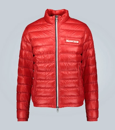 Shop Moncler Petichet Down-filled Jacket In Red