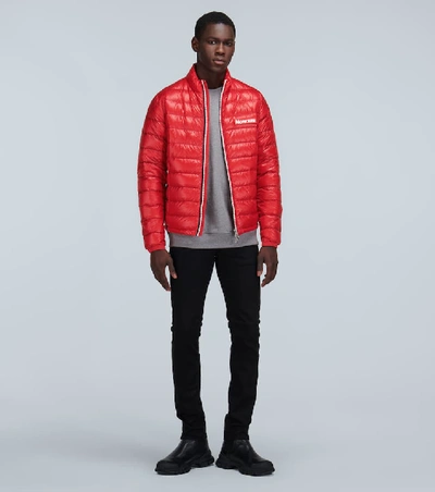 Shop Moncler Petichet Down-filled Jacket In Red