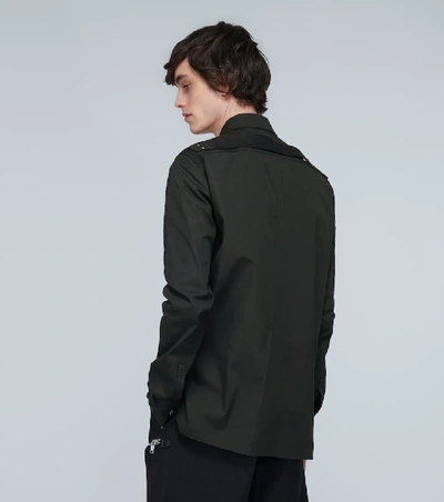 Shop Rick Owens Outhershirt Jacket In Black
