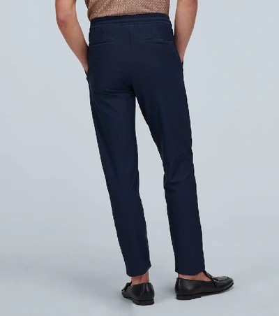 Shop Lardini Easy Wear Slim-fit Travel Suit In Blue
