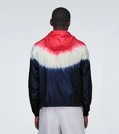Shop Moncler Saut Tie-dye Hooded Jacket In Multicoloured
