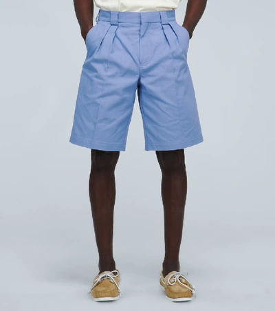 Shop Jacquemus Le Short De Costume Shorts In Blue