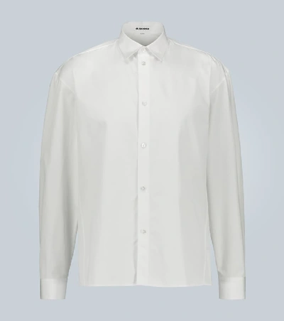 Shop Jil Sander Cotton Shirt In White