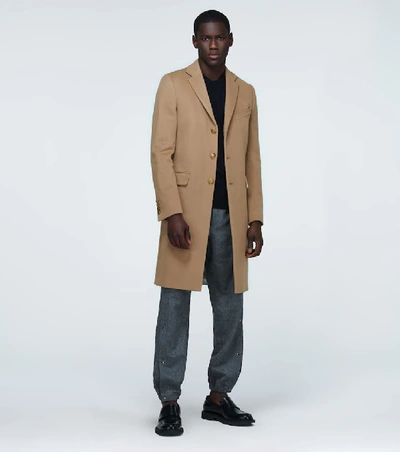 Shop Givenchy Wool And Cashmere Coat In Beige