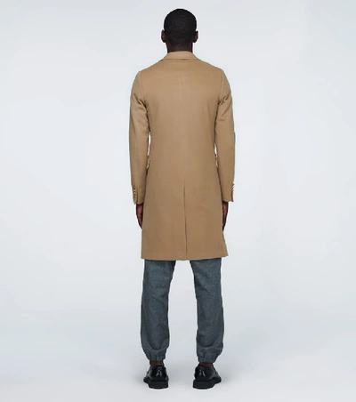 Shop Givenchy Wool And Cashmere Coat In Beige