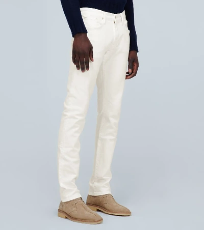 Shop Polo Ralph Lauren Sullivan Slim-fit Jeans In White