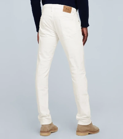Shop Polo Ralph Lauren Sullivan Slim-fit Jeans In White