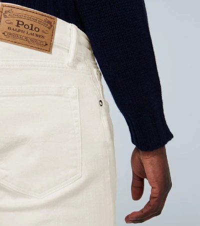 Shop Polo Ralph Lauren Sullivan Slim-fit Jeans In White