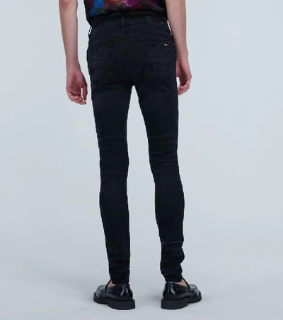 Shop Amiri Stack Jeans In Black