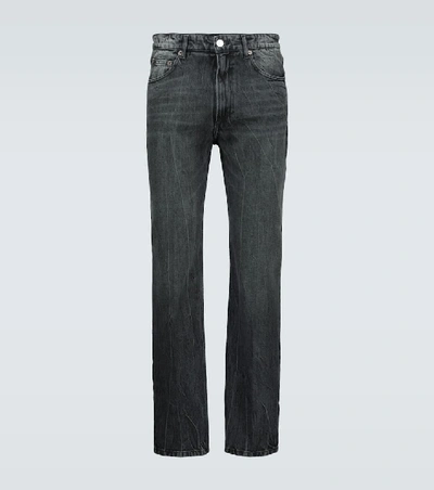 Shop Balenciaga Slim-fit Jeans In Black