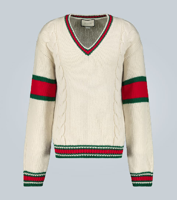 cricket white sweater