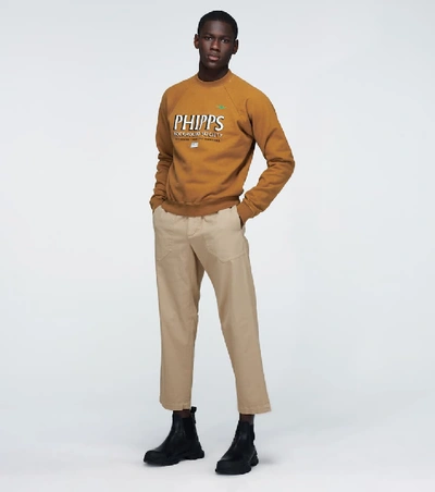 Shop Phipps Rockhound Cotton Sweatshirt In Brown