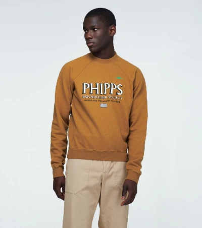 Shop Phipps Rockhound Cotton Sweatshirt In Brown