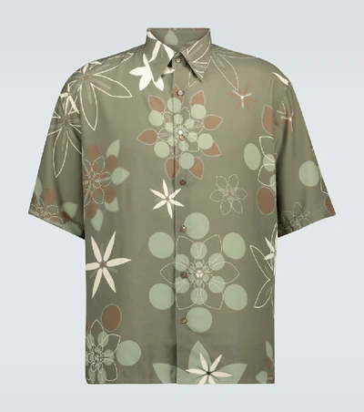 Shop Fendi Kaleydo Printed Short-sleeved Shirt In Green