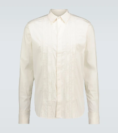 Shop Wales Bonner Santiago Guayabera Poplin Shirt In White