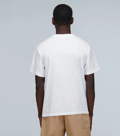 Shop Aries Relaxed-fit Logo T-shirt In White