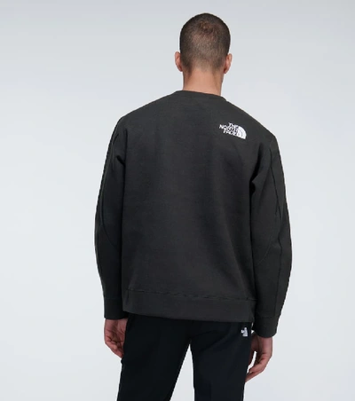 Shop The North Face Technical Spacer Knit Sweatshirt In Black