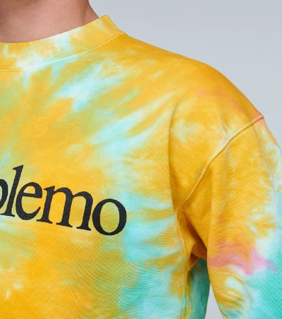 Shop Aries No Problemo Tie-dye Sweatshirt In Multicoloured