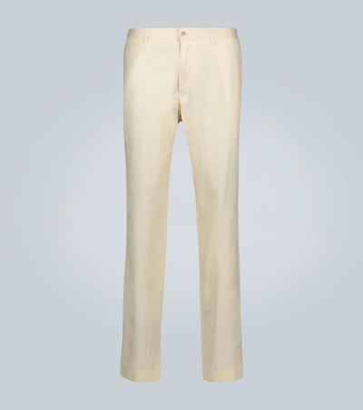 Shop Polo Ralph Lauren Newport Slim-fit Pants In Neutrals
