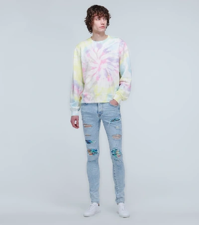 Shop Amiri Tie-dye Sweatshirt In Multicoloured