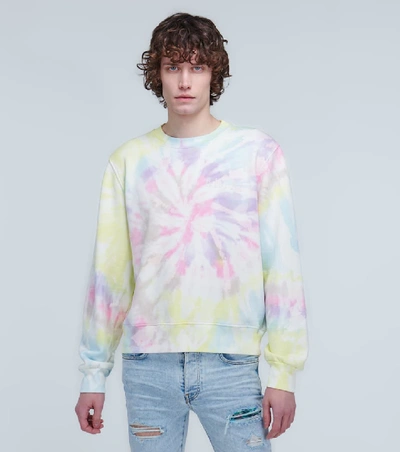 Shop Amiri Tie-dye Sweatshirt In Multicoloured