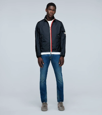 Shop Moncler Keralle Technical Jacket In Blue