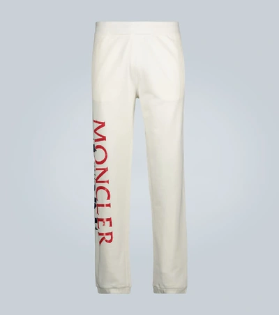 Shop Moncler Genius 2 Moncler 1952 & Awake Ny Logo Cotton Sweatpants In White