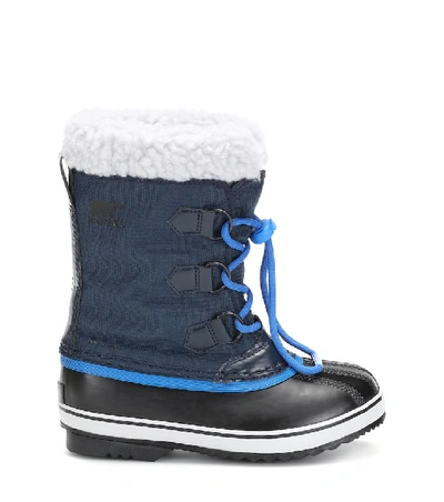 Shop Sorel Yoot Pac Nylon Boots In Blue