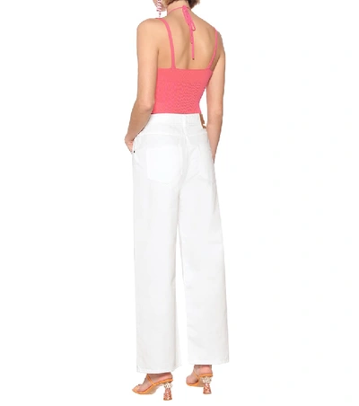 Shop Jacquemus Le Jean De Nîmes Wide-leg Jeans In White