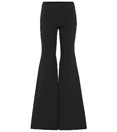 Shop Vetements Cotton-blend Trackpants In Black