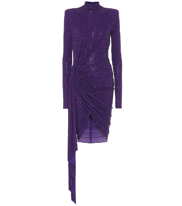 alexandre vauthier purple dress