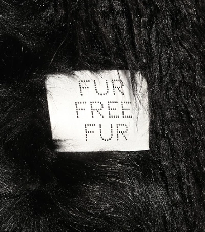 Shop Stella Mccartney Faux Fur Jacket In Black