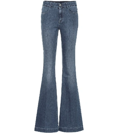 Shop Stella Mccartney High-rise Bootcut Jeans In Blue