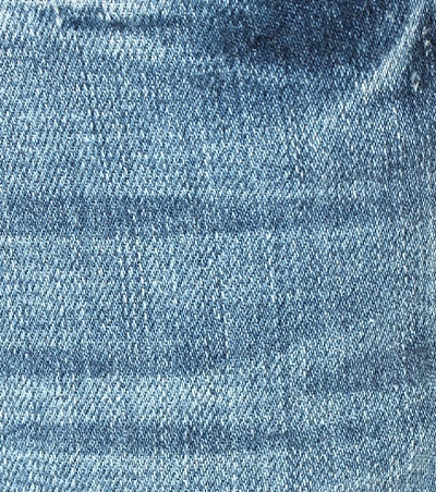 Shop Frame Le Original Reverse Raw Jeans In Blue