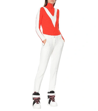 Shop Fusalp Belalp Stretch-jersey Ski Pants In White