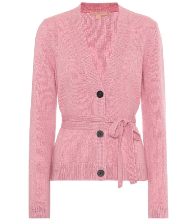 Shop Brock Collection Qottico Cashmere Cardigan In Pink