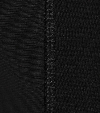 Shop Burberry Jersey Sweatshirt Dress In Black