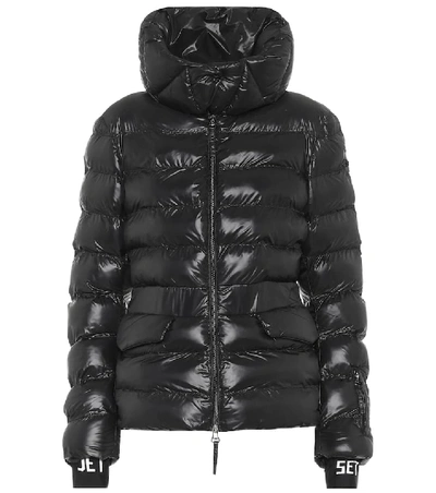 Shop Jet Set Cortina Padded Ski Jacket In Black