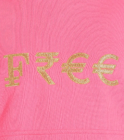 Shop Vetements Neon Hoodie In Pink