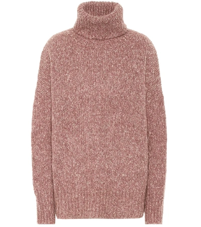 Shop Isabel Marant Étoile Shadow Alpaca-blend Sweater In Pink