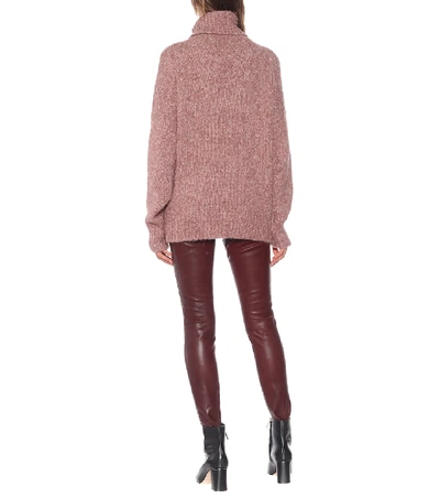 Shop Isabel Marant Étoile Shadow Alpaca-blend Sweater In Pink