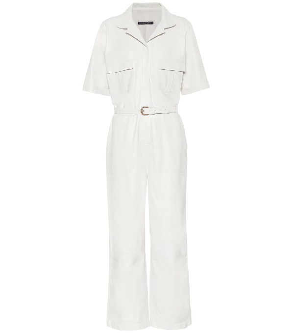 white utility suit
