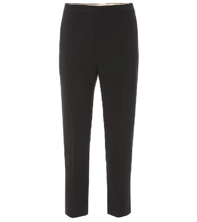 Shop Chloé Cropped Pants In Black