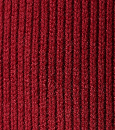 Shop Ellery Wallerian Rib-knit Sweater In Red