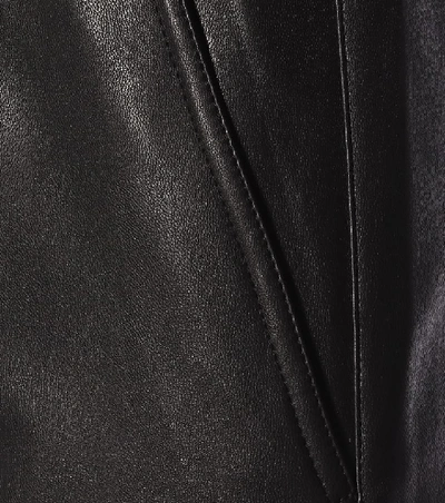 Shop Tibi Faux Leather Pants In Black