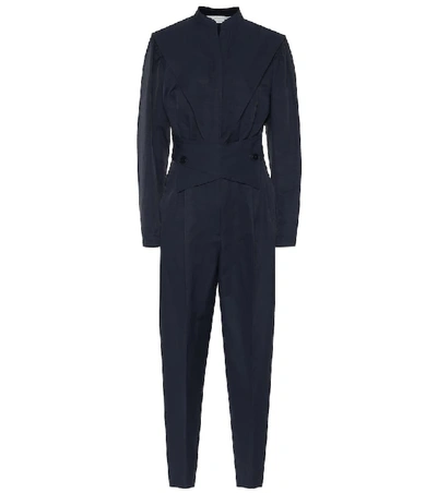 Shop Stella Mccartney Utilitarian Jumpsuti In Blue