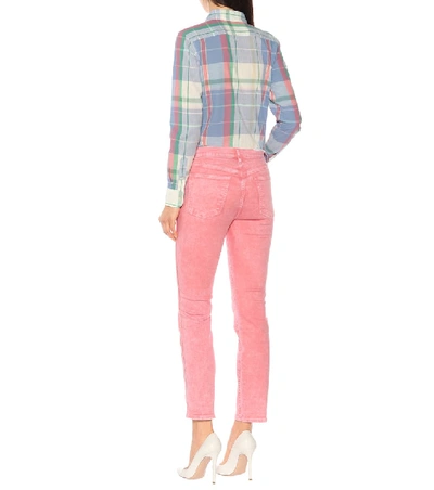 Shop 3x1 Stevie High-rise Straight Jeans In Pink