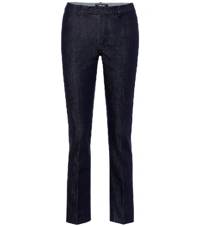 Shop Max Mara Ussita Mid-rise Straight Jeans In Blue